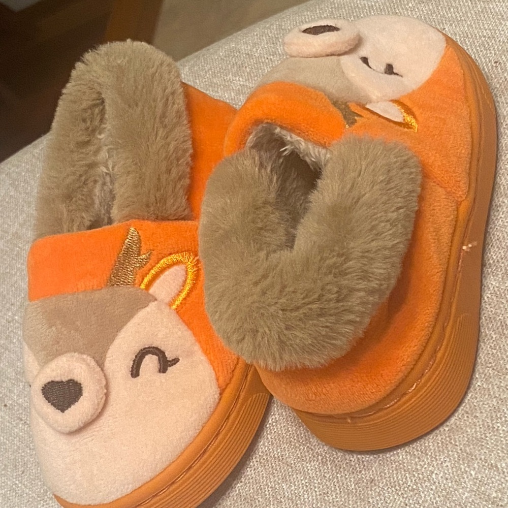 Toddler deer slippers